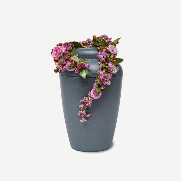 Urnepynt i klassisk stil - pink